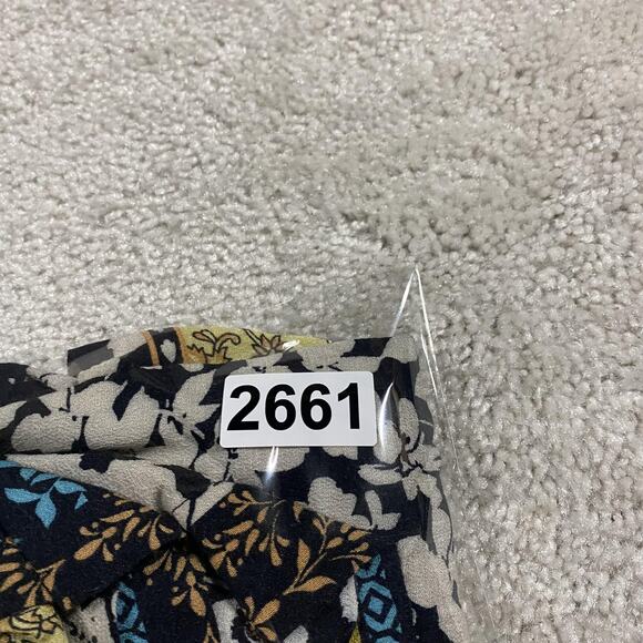 J. Jill Shirt Womens 2X Multicolor Patchwork Floral Tunic 3/4 Sleeve Rayon Boho - Picture 7 of 7